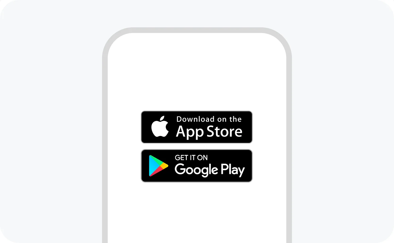App StoreとGoogle Playのダウンロードバッジ